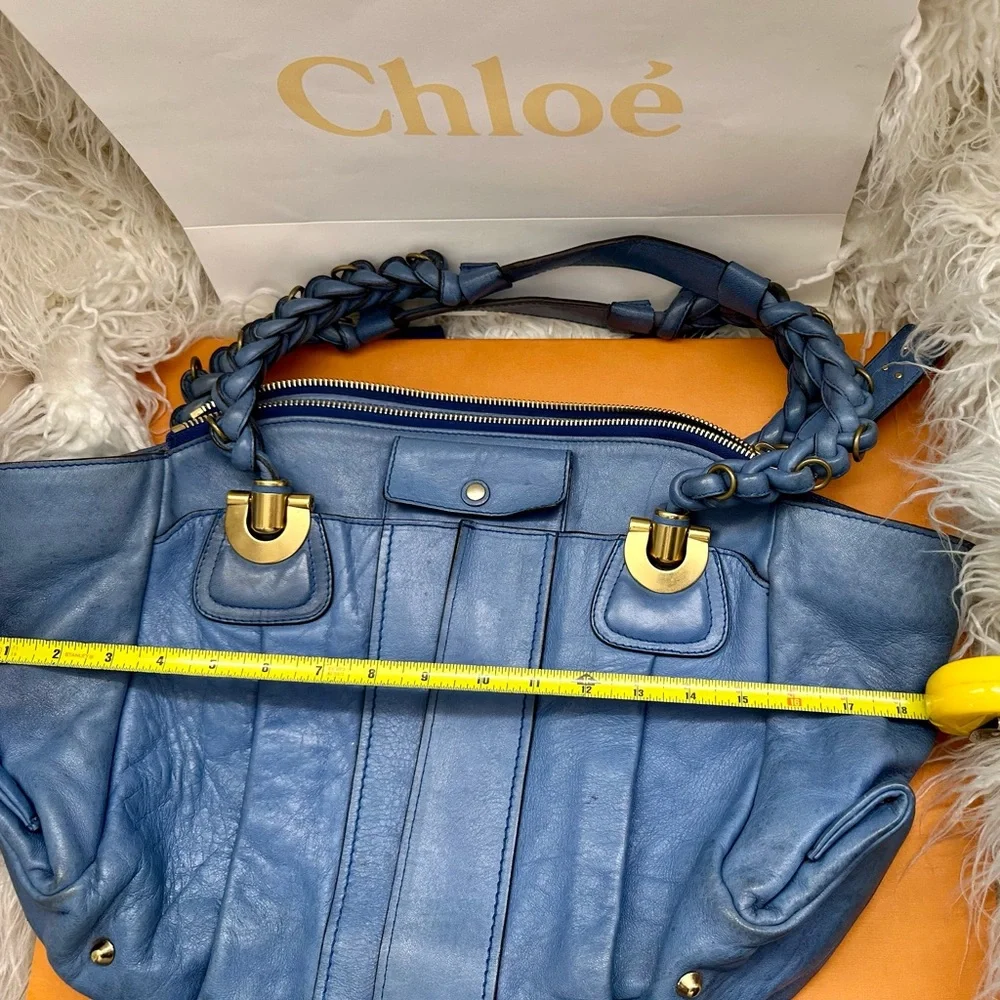 CHLOÉ HELOISE RARE BLUE BAG - Picture 3 of 14